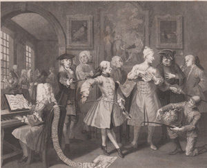 Rake's Progress by William Hogarth